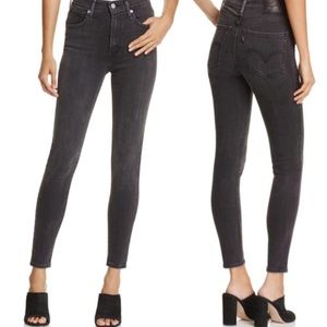 Levi's Mile High Rise skinny jeans